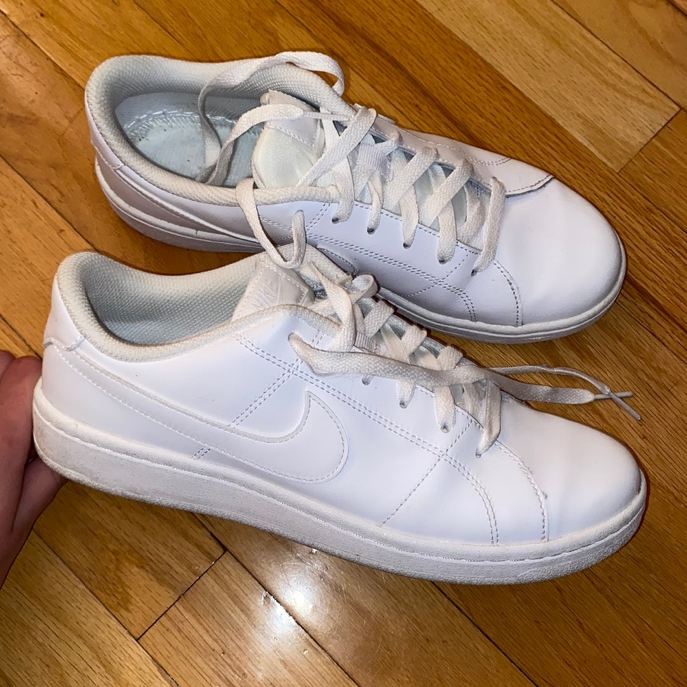 White Nike sneakers